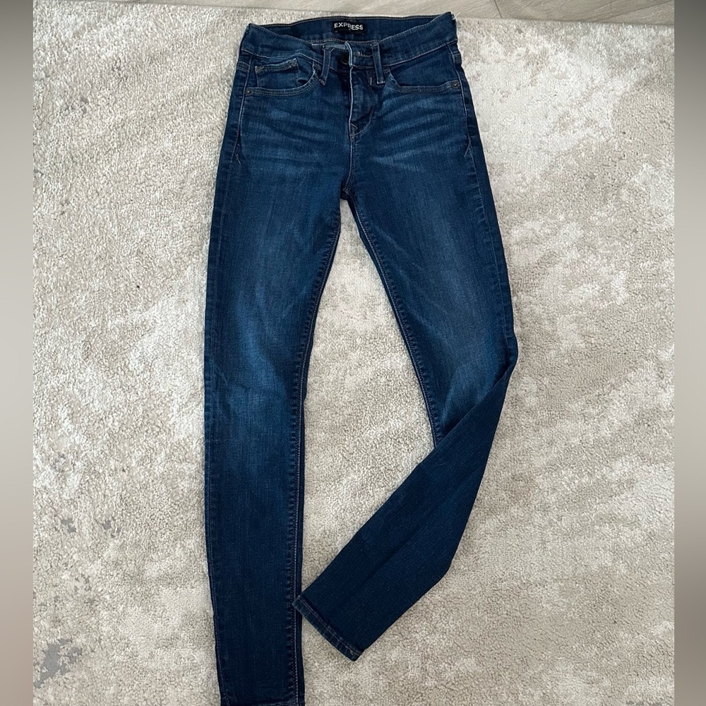 Express jeans legging 00R dark